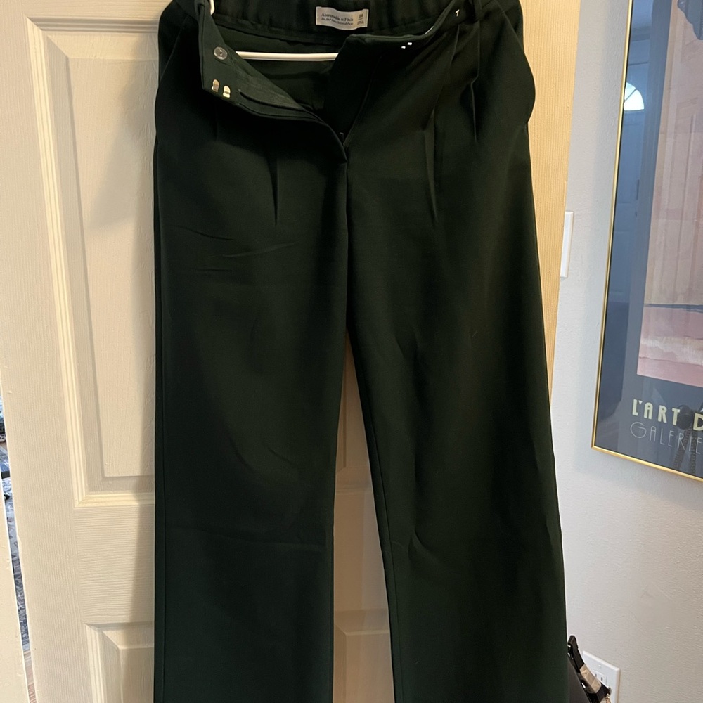Abercrombie & Fitch Forest Green Pants